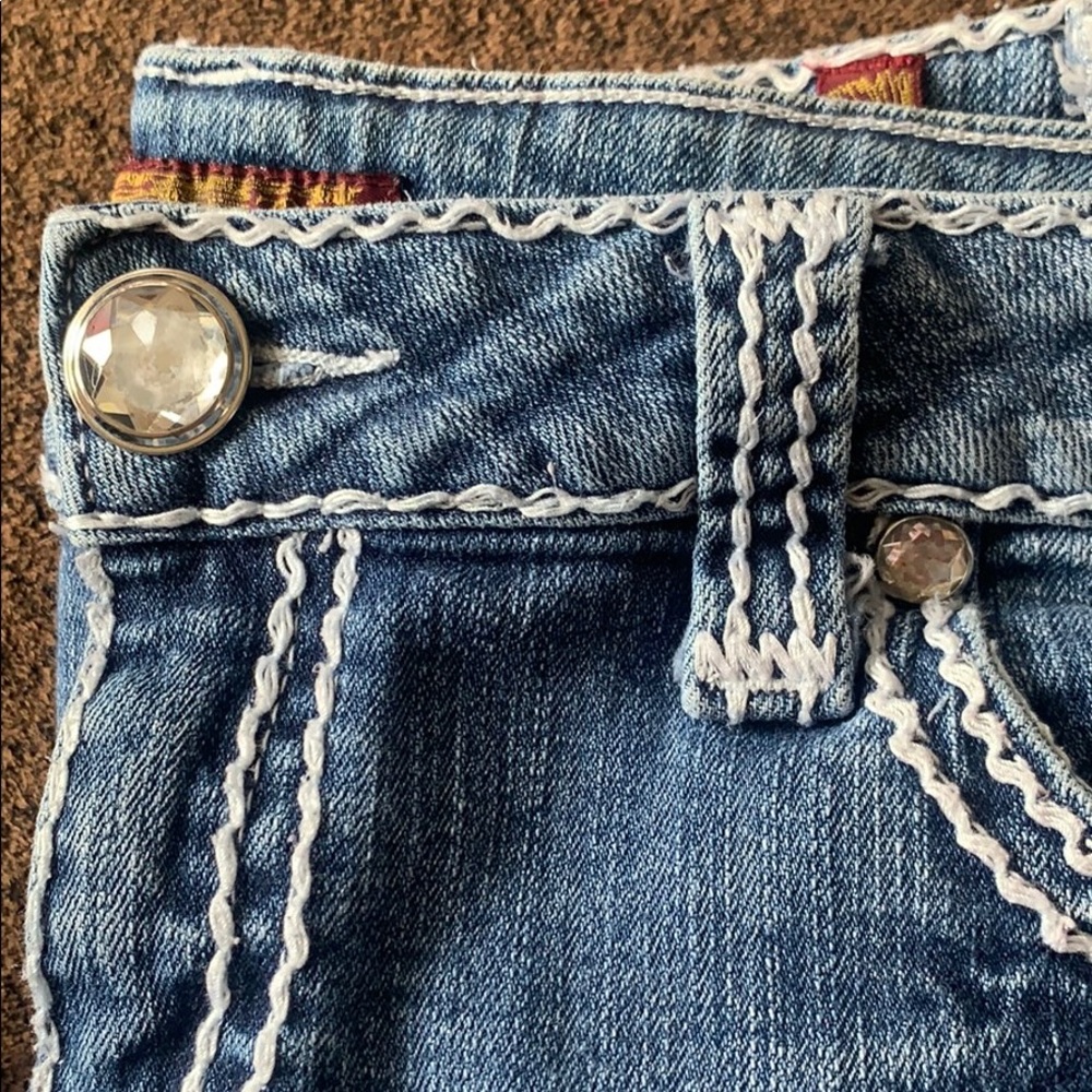 Rhinestone jeans size 11 - Picture 2 of 8